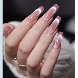 Non-Toxic Moonlight Ceramic Jade Cat Eye Gel Polish <b>Kit</b> French Style <b>Nail</b> Polish Set Wholesale From Manufacturer - Product Image 4