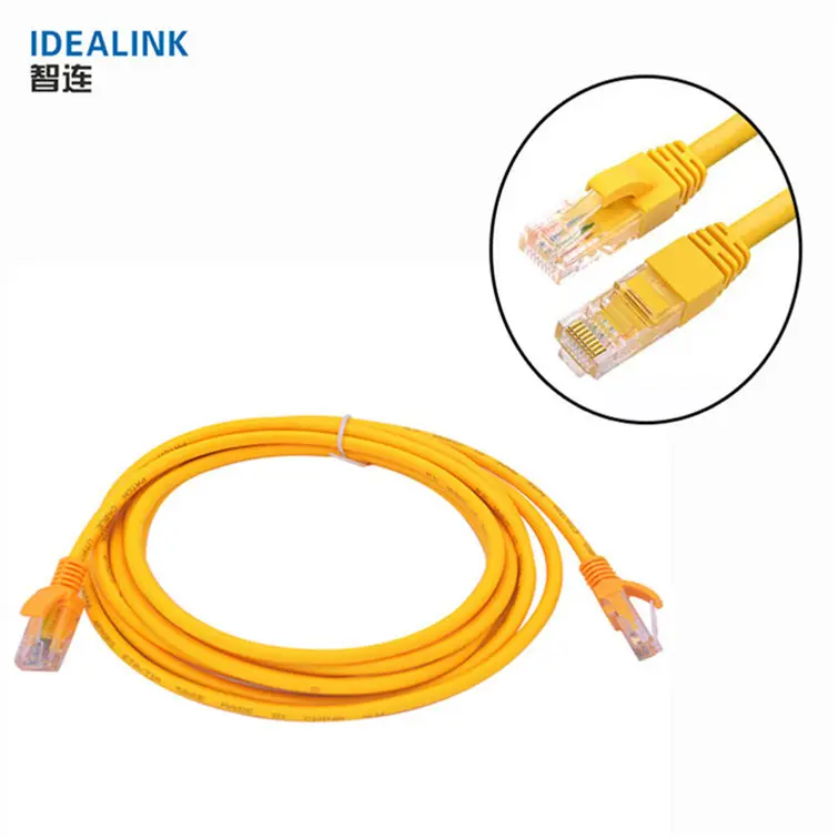 Precio de fábrica Cca 4 pares Flexible Cat5E parche Cable externo Rj45 Cable Lan