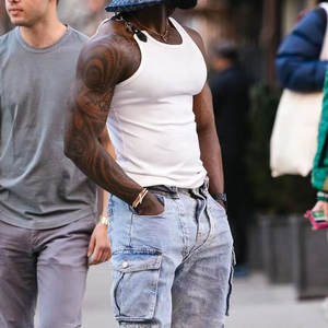 RUIQUWIN verano hombres ligero transpirable chaleco sin mangas lona moda acanalado ropa exterior estilo callejero al por mayor - Product Image 3