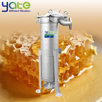 Filtre à eau en acier inoxydable 304/316 de style girafe, à sac unique, dispositif de filtration de qualité alimentaire pour le traitement du miel