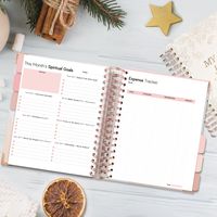 Carnet de prière chrétien personnalisé en spirale format B5 pour cadeaux d'encouragement chrétien pour femmes