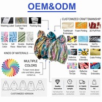 Fabricante de Sudaderas y Hoodies de Punto Teñidos para Hombre/Mujer, Antiencogimiento, Antiarrugas, Logotipo Personalizado