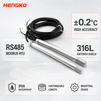 Capteur de température et d'humidité industriel HENGKO HT606 RS485 pour la surveillance des pipelines et des équipements
