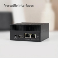 Mini PC Rockchip RK3566 Edge PC Compatible con Módulo AI M.2 DEEPX DX-M1 25T con Comunicación 4G LTE WiFi Ubuntu24.04 Linux RK3566
