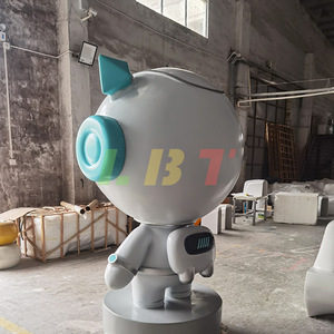 Escultura de fibra de vidrio Libit Xiaoqi para la sala de exposición de autos Gac Trumpchi, mascota personalizable - Product Image 4