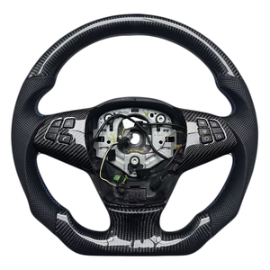 Nouveaux produits explosifs : Volant perforé en cuir et fibre de carbone pour BMW X5 X6 E70 E71 - Product Image 1