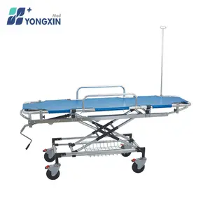 Maca de ambulância de emergência preço transporte hospital maca de transferência de pacientes médicos de emergência carrinho para venda