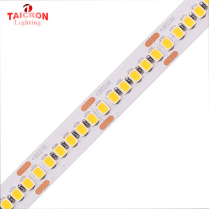 冷白色<span class=keywords><strong>6000K</strong></span> 10毫米2835 SMD 24v高密度240D可切割室内IP20卧室橱柜装饰发光二极管条形灯