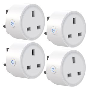 Smart Wi-Fi Enabled <b>Plug</b> <b>With</b> 1 Outlet 230V 13A Plastic Minimalist Design IP20 For Home Automation Wall <b>Switches</b> - Product Image 3