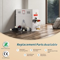 Kit de douche à vapeur de luxe STCMOET 15KW, générateur de vapeur pour bain turc, générateur de vapeur pour hammam avec auto-drainage