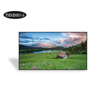 Écran de projection ALR à cadre fixe 60-120 pouces 16:9 HD 4K pour écrans de projection à focale ultra courte Home Cinema