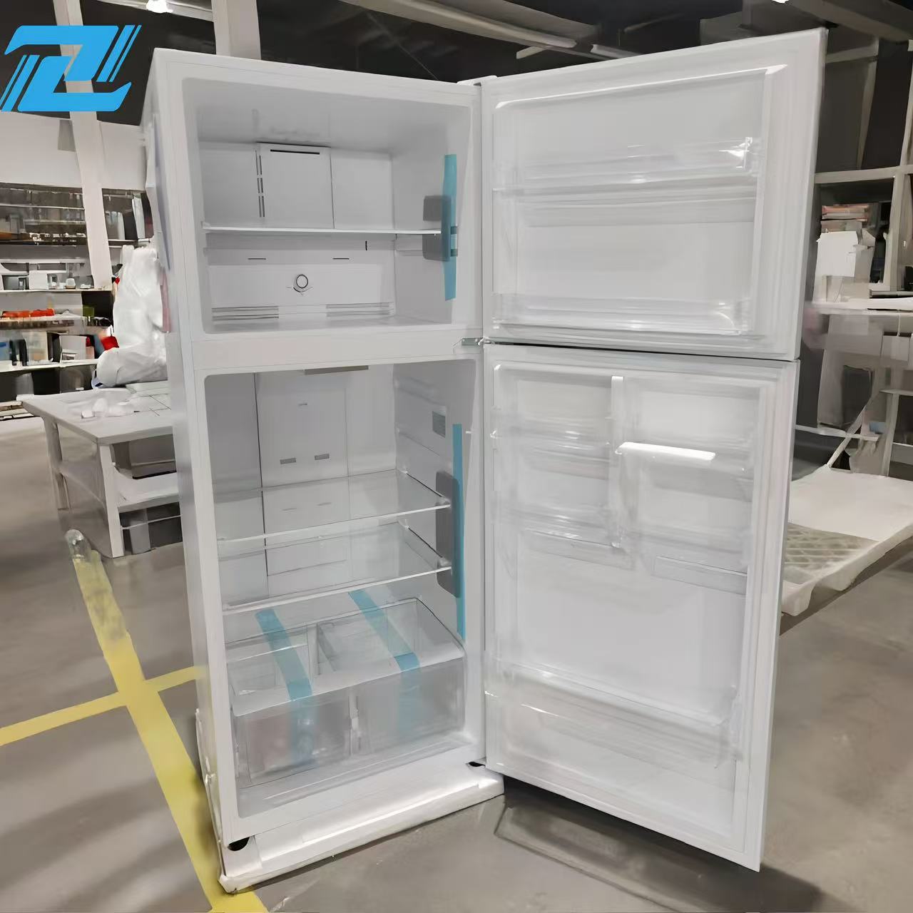 cheap kitchen fridge double door refrigerator
