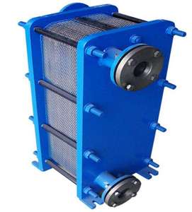 เครื่องแลกเปลี่ยนความร้อนแบบแผ่นสแตนเลสแบบถอดได้เครื่องแลกเปลี่ยนความร้อนแบบแผ่นทำความเย็น/เครื่องทำความร้อนแบบหลายอุตสาหกรรม - Product Image 1