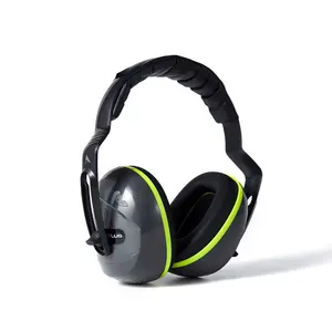 Удобные серовато-желтые высококонтрастные цветные Легкие регулируемые по высоте наушники - Product Image 1