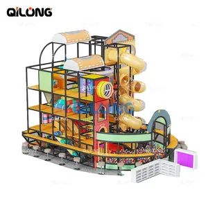 2024 QILONG Indoor Playground For Sale Commercial Climbing Play Kids Indoor Playground Children Indoor Playground Equipment Set
