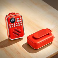 Radio FM portable P70, haut-parleur sans fil Bluetooth avec antenne d'enregistrement, prise casque AUX, fente pour carte TF