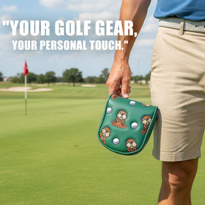 Housse de putter de golf personnalisée avec logo, résistante à l'eau, avec broderie mignonne, magnétique - Product Image 4