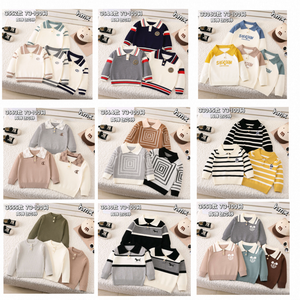 Pulls unisexes pour bébés en polyester, marque ZSM, style tendance, stock de liquidation, surplus de stock - Product Image 1