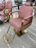 Fauteuil de Barbier Moderne Kisen pour Hommes et Femmes, Chaise de Coiffure Inclinable et Réglable, Mobilier de Salon Personnalisé