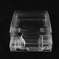 Boîtier de prise murale étanche transparent de haute qualité JOHNN, simple/double, protection IP55, interrupteur/prise 1 ou 2 modules