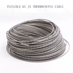 Fil de thermocouple de précision en acier inoxydable blindé haute température, tressé en fibre de verre, type K, fil de compensation pour <span class=keywords><strong>l</strong></span>'alimentation - Product Image 5