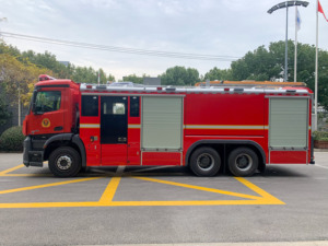 Mercedes-ben 12 tấn 6x4 xe cứu hỏa chạy bằng nhiên liệu diesel Xe Tải Điều Kiện Mới xe máy nén khí với hộp số tự động - Product Image 5