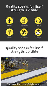 สีเทอร์โมพลาสติกสีสำหรับทำเครื่องหมายบนถนน Caberry สนามกีฬา - Product Image 4