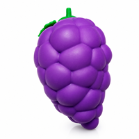 Jouet Squishy Géant en Forme de Raisin, Jouet à Presser Réaliste en Forme de Fruit, à Remontée Lente et Rebond Rapide, Jouet Sensoriel Anti-Stress, Unisexe, 14 Ans et Plus
