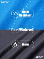 Veste de ski d'extérieur coupe-vent veste à capuche d'hiver pour hommes vestes de sport personnalisées imperméables avec logo