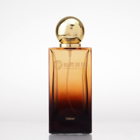 Flacons de parfum de luxe à fond épais en verre avec couvercle en plastique, 30ml 50ml 100ml, logo personnalisé sérigraphié, marque CANSHENG, Chine, pour hommes