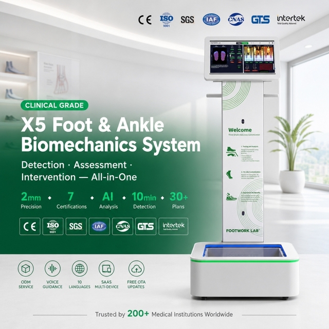 New Arrival Custom 3D Foot Scanner Arch Support Insoles Making Machine Gait Orthotics Training Device Foot Podoscope USB Stock