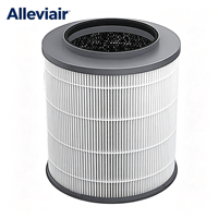 Filtres à charbon actif HEPA Alleviair 12030 (3 étapes) pour purificateurs d'air Clorox 11030/11030J/11031, couvre les pièces moyennes de 1 000 pieds carrés