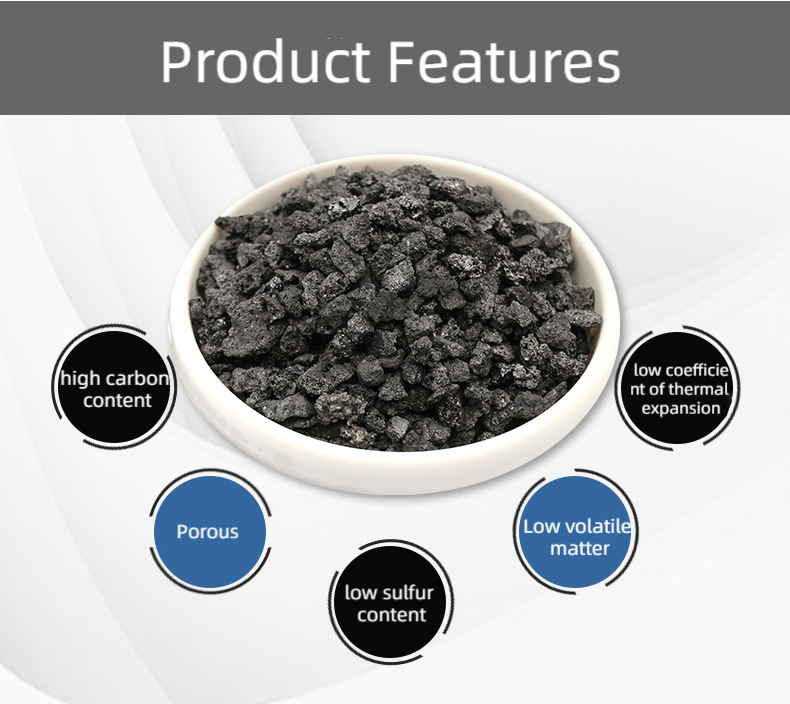 GPC Graphitized Petroleum Coke Recarburizer For Steelmaking