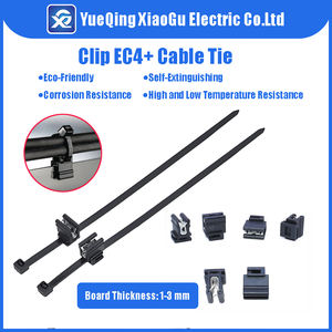 Abrazadera de Cable sin Orificios con Clip de Acero <span class=keywords><strong>EC4</strong></span>, Fijador de Cableado de Alta Resistencia - Product Image 3