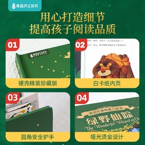Le Magicien d'Oz, livre pop-up <span class=keywords><strong>en</strong></span> papier découpé 3D, <span class=keywords><strong>un</strong></span> conte de fées littéraire classique pour les enfants de 3 à 6 ans, fabriqué <span class=keywords><strong>en</strong></span> Chine - Product Image 4