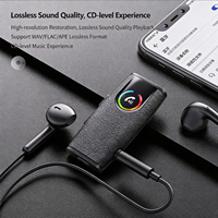 Receptor AUX BT5.4 de 3.5 mm con Luz Ambiental RGB, Reproducción de Tarjetas TF, Llamadas Manos Libres, Mini Conversor de Audio Inalámbrico para Auto y Hogar