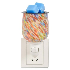 Calentador de Velas Eléctrico de Cerámica y Vidrio para Cera Aromática, Lámpara de <span class=keywords><strong>Aroma</strong></span>, Quemador de Aceite, Navidad - Product Image 5