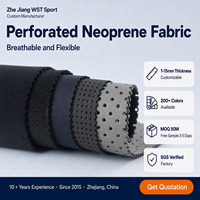Tissu néoprène perforé respirant et léger en SBR pour gants, orthèses et équipements sportifs – Personnalisation OEM