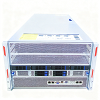 Plateforme de serveur IA Gen4, carte mère personnalisée avec ventilateur, serveur en rack 7U 8 10 GPU, barebone, entraînement IA ChatGPT, stock en option