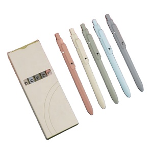 Stylos à bille rétractables 1,0 mm, encre noire, corps en plastique, pointe fine, écriture fluide, séchage rapide pour le journaling - Product Image 3