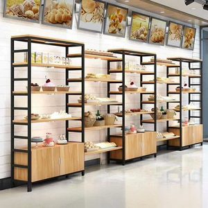 Estanterías de Panadería de Varios Niveles, Estantes de Exhibición Independientes con Base de Almacenamiento para Pan, Pasteles y Repostería - Product Image 3