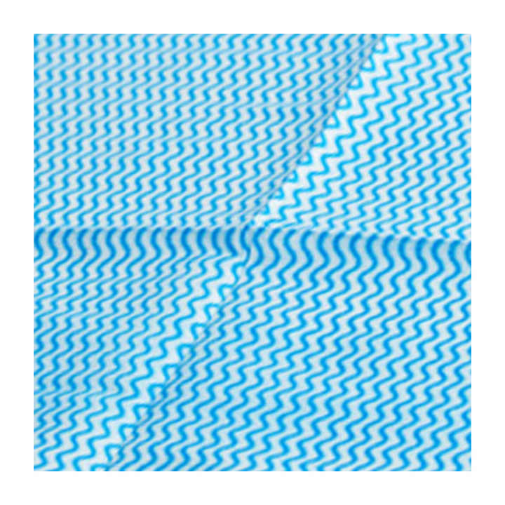 Disposable Blue Jumbo Roll Restaurant Dry Wipes Cleaning Hydroentangled Nonwoven for Brazil