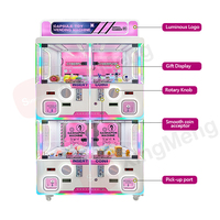 Distributeur automatique de capsules Gacha à monnayeur, double couche, pour jouets, prix et bonbons