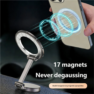 Support de téléphone magnétique rotatif à 360 degrés en alliage d'aluminium pour <span class=keywords><strong>voiture</strong></span>, réglable, pour flottes de <span class=keywords><strong>location</strong></span> de voitures - Vente en gros - Product Image 4