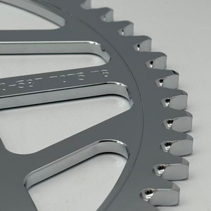 Pignon arrière 58T, électrophorèse argentée, garantie 6 mois, moto tout-terrain pour chaîne TERA en métal 420 de haute qualité - Product Image 3
