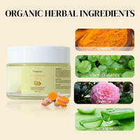 Crème Visage Personnalisée au Curcuma et Acide Cojique – Soins Éclaircissants et Nourrissants à la Centella pour Peaux Noires – Lotion Visage Haute Qualité