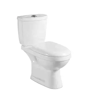 European design big size ceramic sanitary ware two piece wc toilet for washroom bathroom