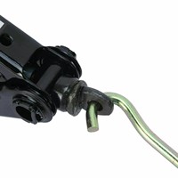 Cric hydraulique à ciseaux en acier de 1 tonne (4000 lb) pour le remplacement des pneus de voiture