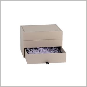 Custom Set Cardboard Recyclable Makeup Lipstick Magnetic Bottle Drawer <b>Gift</b> <b>Box</b> with Foam Cosmetic Package and Embossing - Product Image 2