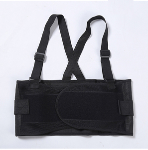 <span class=keywords><strong>Ceinture</strong></span> de soutien <span class=keywords><strong>lombaire</strong></span> réglable pour travail industriel avec bretelles - Product Image 4